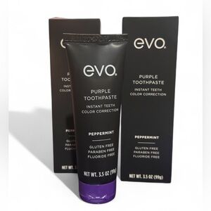 Evo Purple Toothpaste Set of 2 - 3.5oz.
